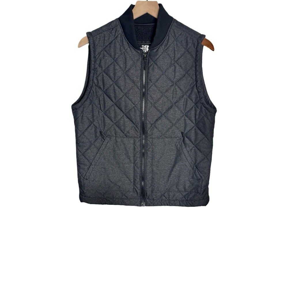 The North Face Cuchillo Insulated Vest Charcoal Gray Sherpa Men’s‎ Small